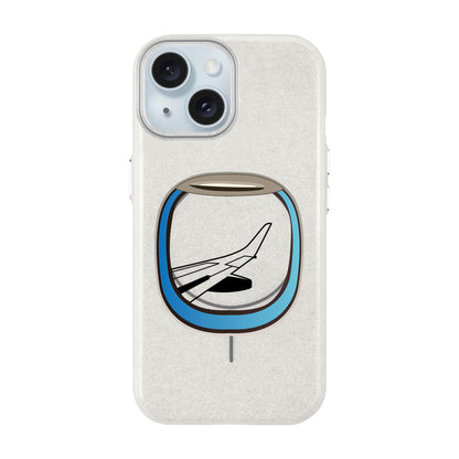 AIRCRAFT WINDOW-iPhone 15 Radiant Kılıf MagSafe Özellikli
