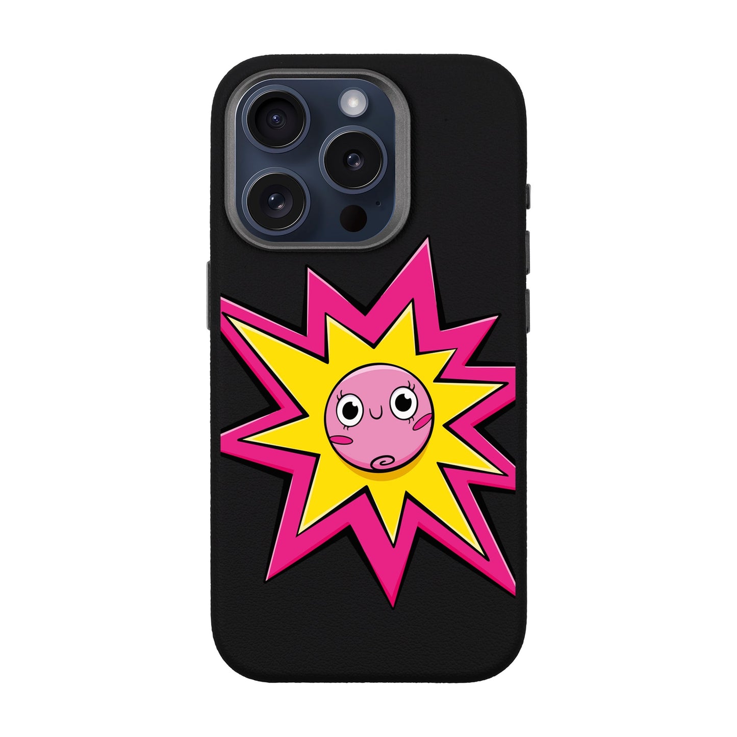POP PRINCESSES-iPhone 15 Pro Leather Premium Kılıf MagSafe Özellikli