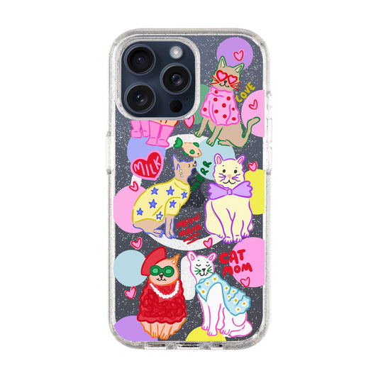 CAT MOM-iPhone 15 Pro Max Shiny Kılıf MagSafe Özellikli
