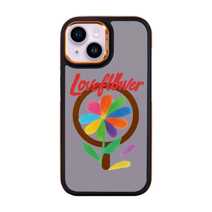 LOVE FLOWER-iPhone 14 Dark Kılıf MagSafe Özellikli