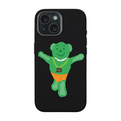 GREEN BEAR-iPhone 15 Leather Premium Kılıf MagSafe Özellikli