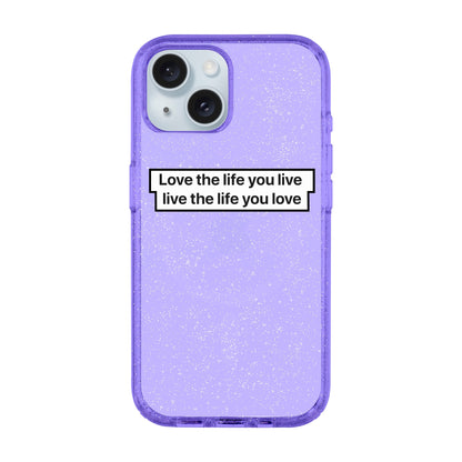 LOVE THE LIFE-iPhone 15 Plus Shiny Kılıf MagSafe Özellikli