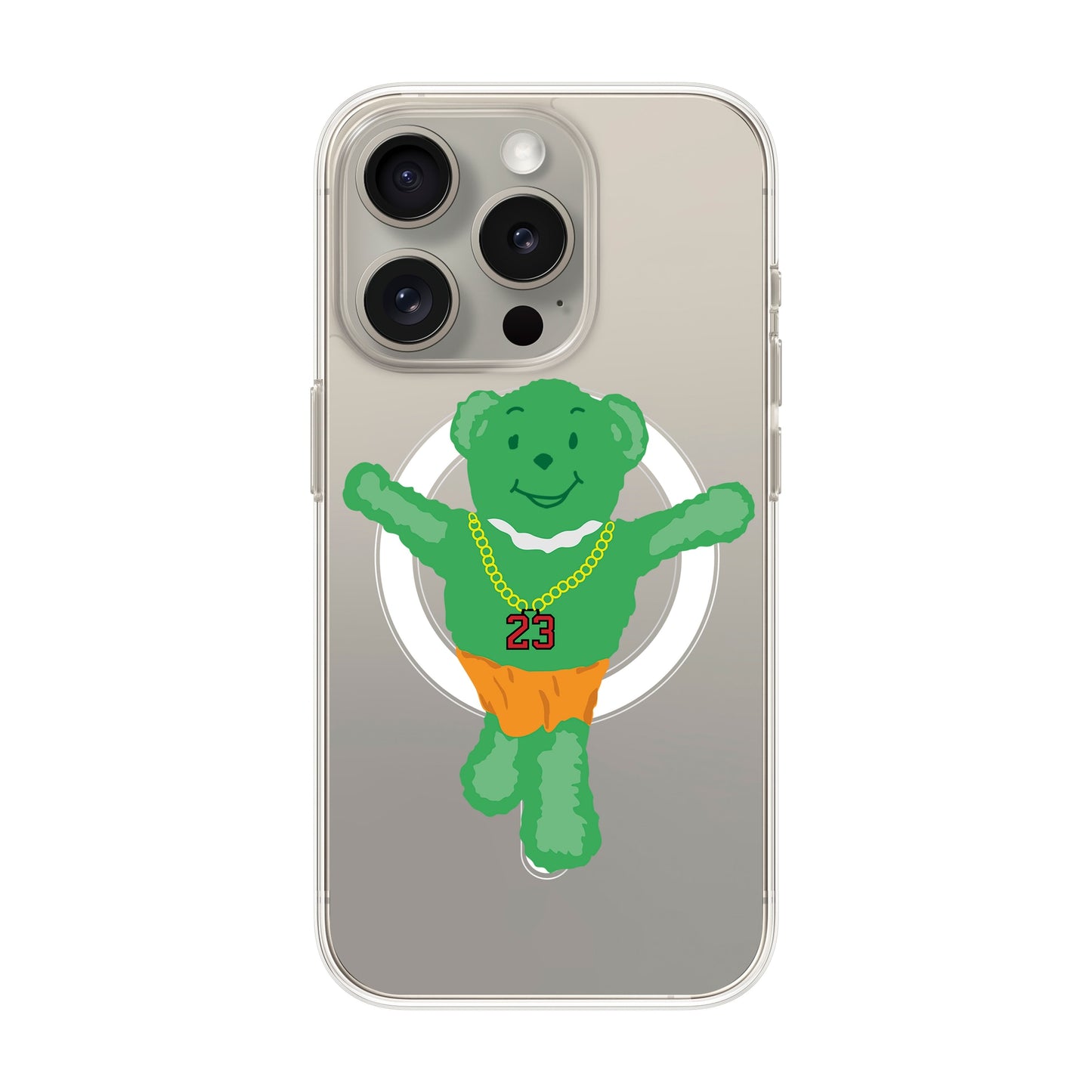 GREEN BEAR-Solid Kılıf MagSafe Özellikli - iPhone 15 Pro