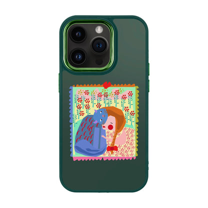 KEDİ POSTA PULU-iPhone 13 Pro Proof Kılıf