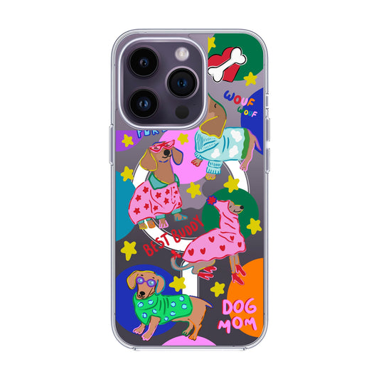 DOG MOM-iPhone 14 Pro Solid Kılıf MagSafe Özellikli