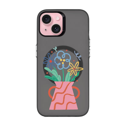 PINK VASE-iPhone 15 Hold Kılıf MagSafe Özellikli
