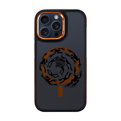SWIRLING FROGS-iPhone 15 Pro Max Dark Kılıf MagSafe Özellikli