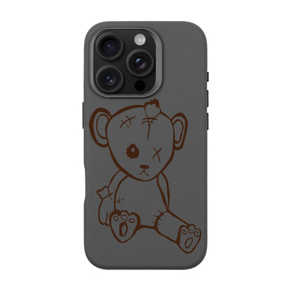 BABY BEAR-iPhone 16 Pro Leather Premium Kılıf MagSafe Özellikli