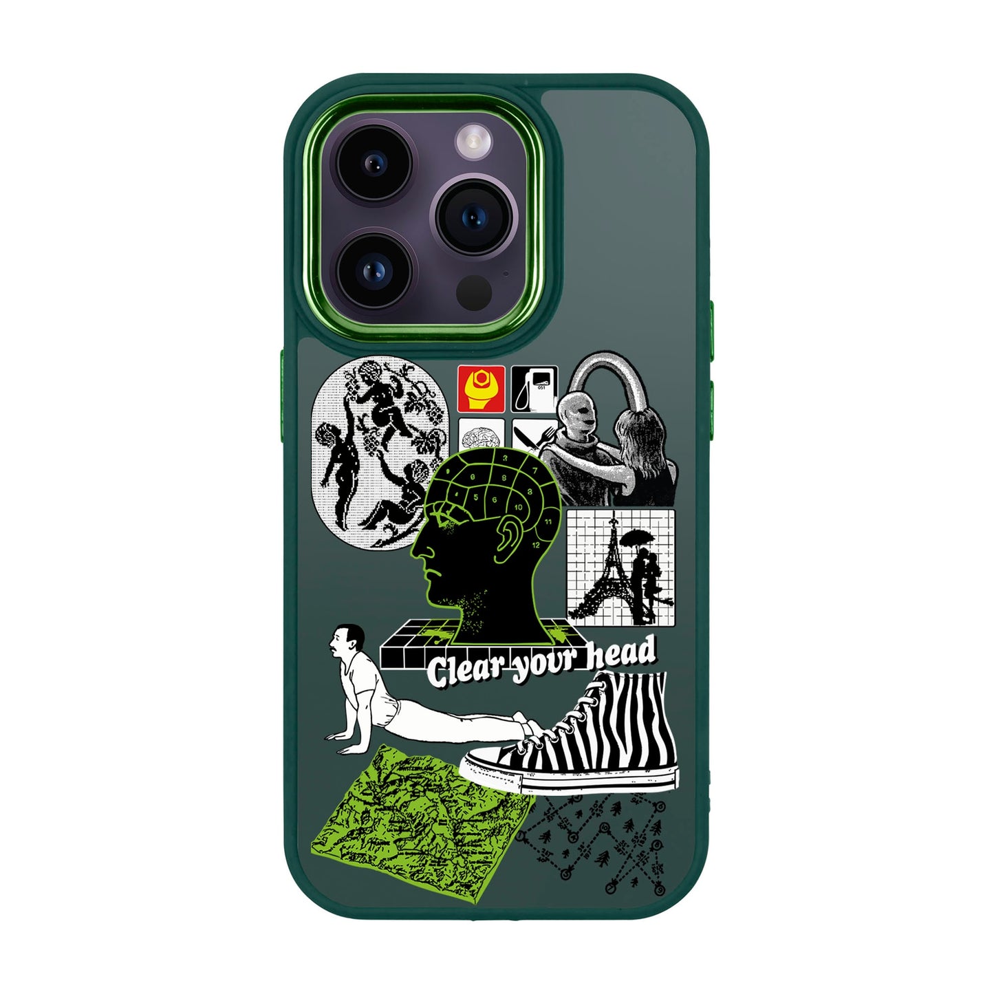 CLEAR YOUR HEAD-iPhone 14 Pro Proof Kılıf