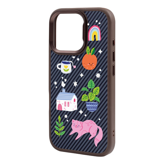 FRESH SPRING-iPhone 16 Pro Plaid Kılıf MagSafe Özellikli