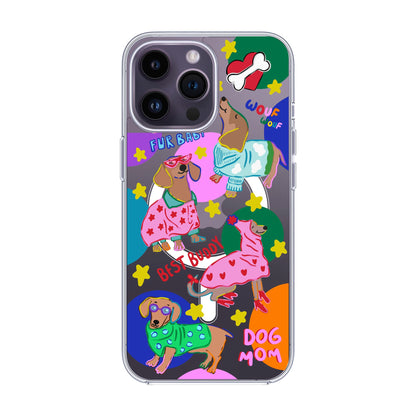 DOG MOM-iPhone 14 Pro Max Solid Kılıf MagSafe Özellikli