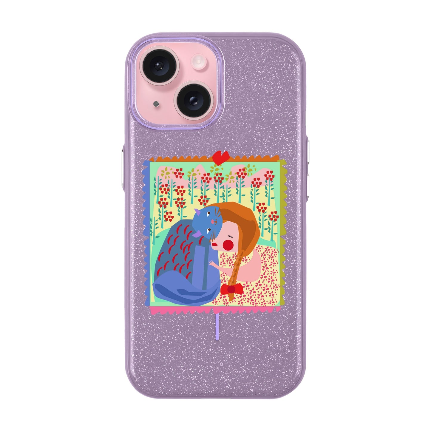 KEDİ POSTA PULU-Radiant Kılıf MagSafe Özellikli - iPhone 15