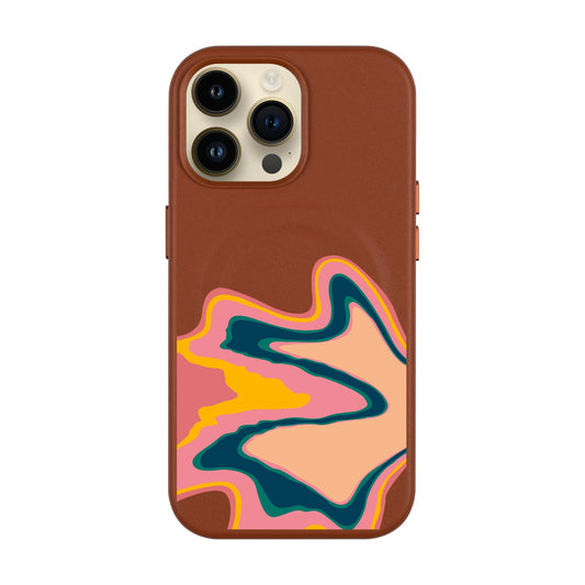 US IN ESSENCE-iPhone 14 Pro Max Leather Kılıf MagSafe Özellikli