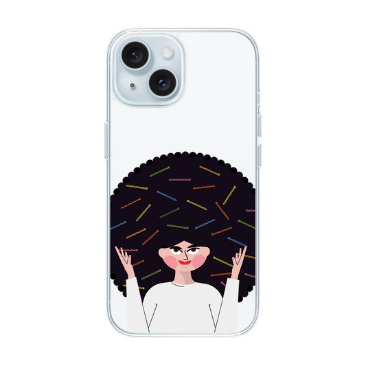 TANGLES OF HAPPINESS-iPhone 15 Solid Kılıf