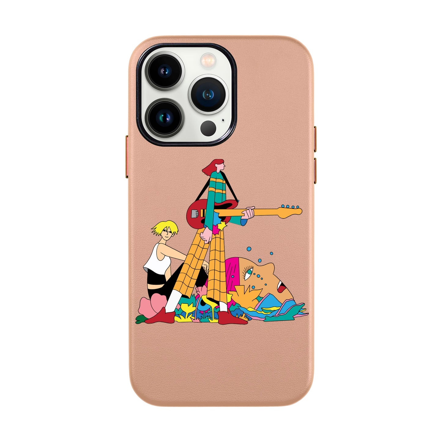 HER BAND-iPhone 13 Pro Leather Kılıf