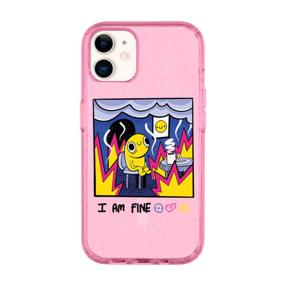I AM FINE-iPhone 11 Shiny Kılıf MagSafe Özellikli