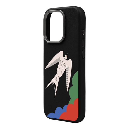 L’OISEAU LIBRE-iPhone 16 Pro Max Leather Premium Kılıf MagSafe Özellikli