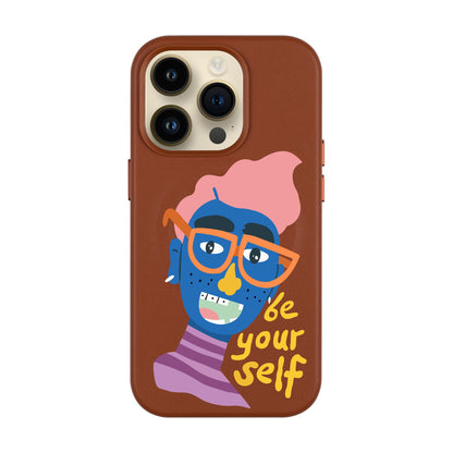 BE YOUR SELF-Leather Kılıf MagSafe Özellikli - iPhone 14 Pro