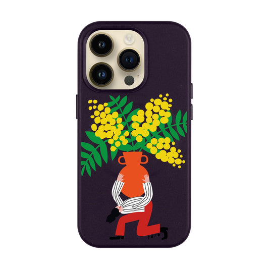 VASE-Leather Kılıf MagSafe Özellikli - iPhone 14 Pro