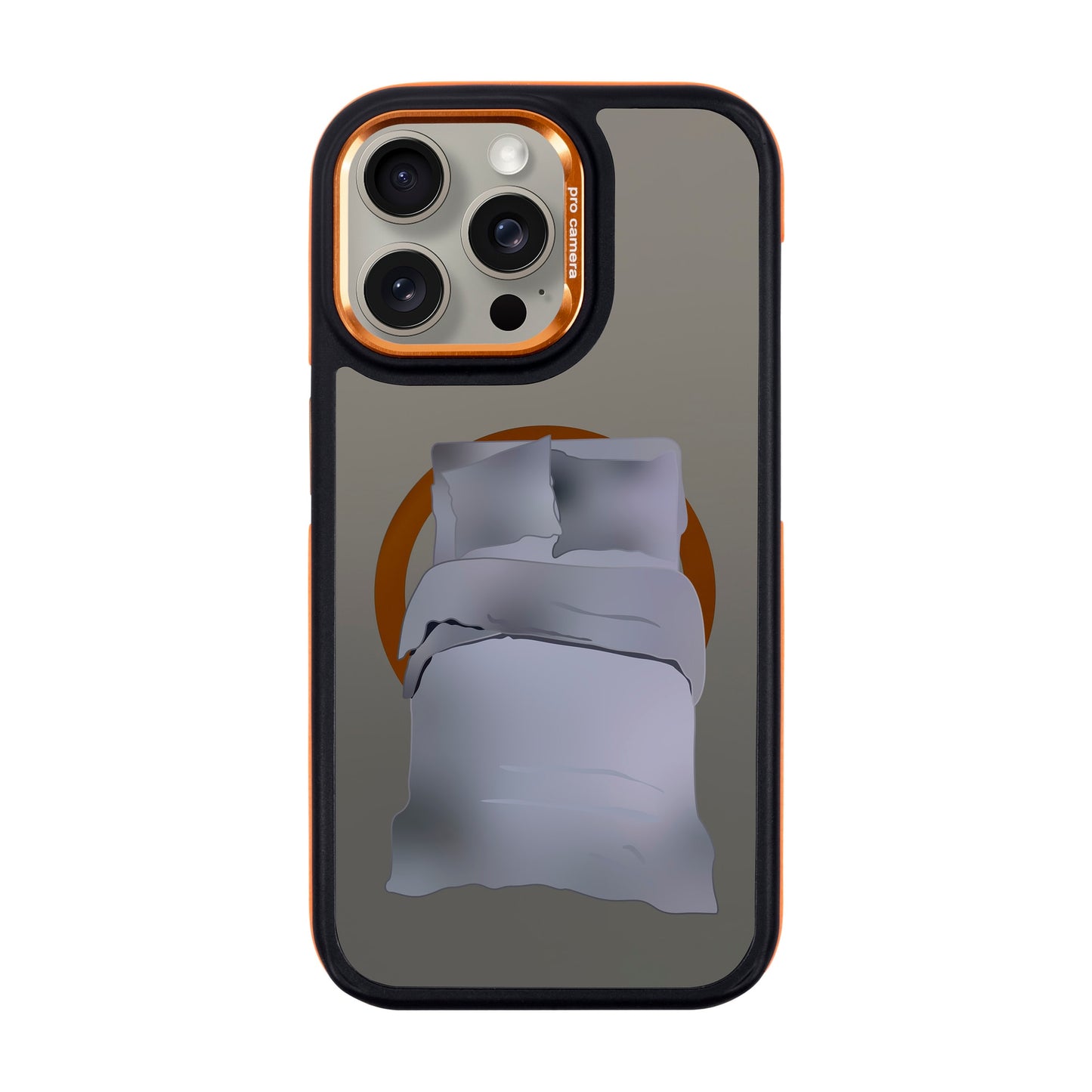 MATTRESS-iPhone 15 Pro Max Dark Kılıf MagSafe Özellikli