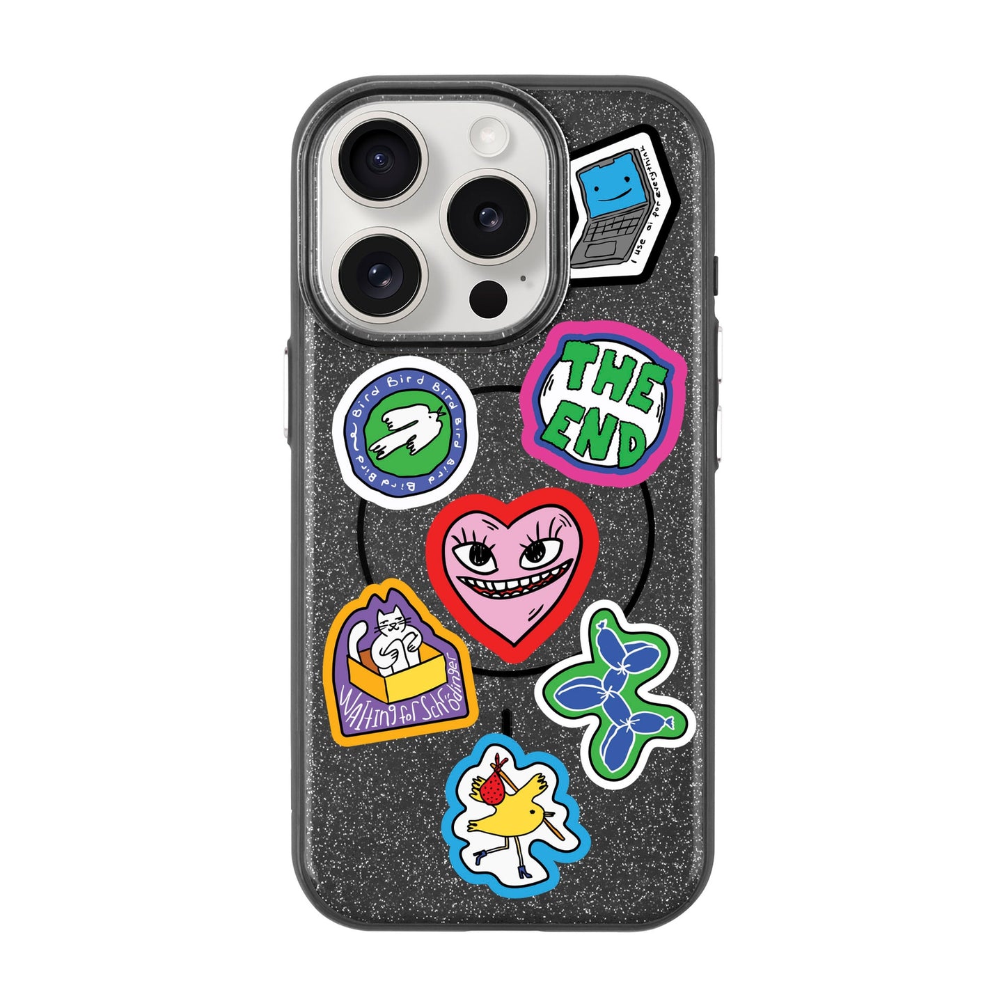 TŌTEN STICKERZ-Radiant Kılıf MagSafe Özellikli - iPhone 15 Pro