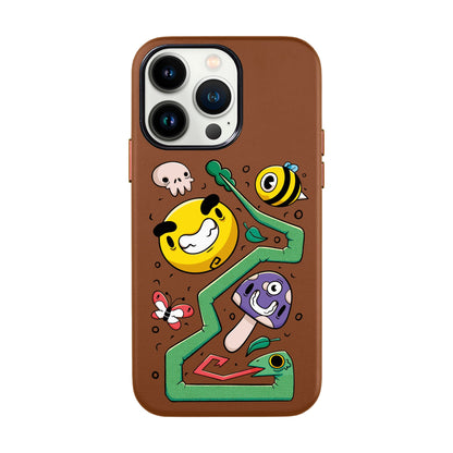 NADUR-iPhone 13 Pro Max Leather Kılıf
