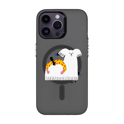 FANCY DOG-iPhone 14 Pro Max Hold Kılıf MagSafe Özellikli