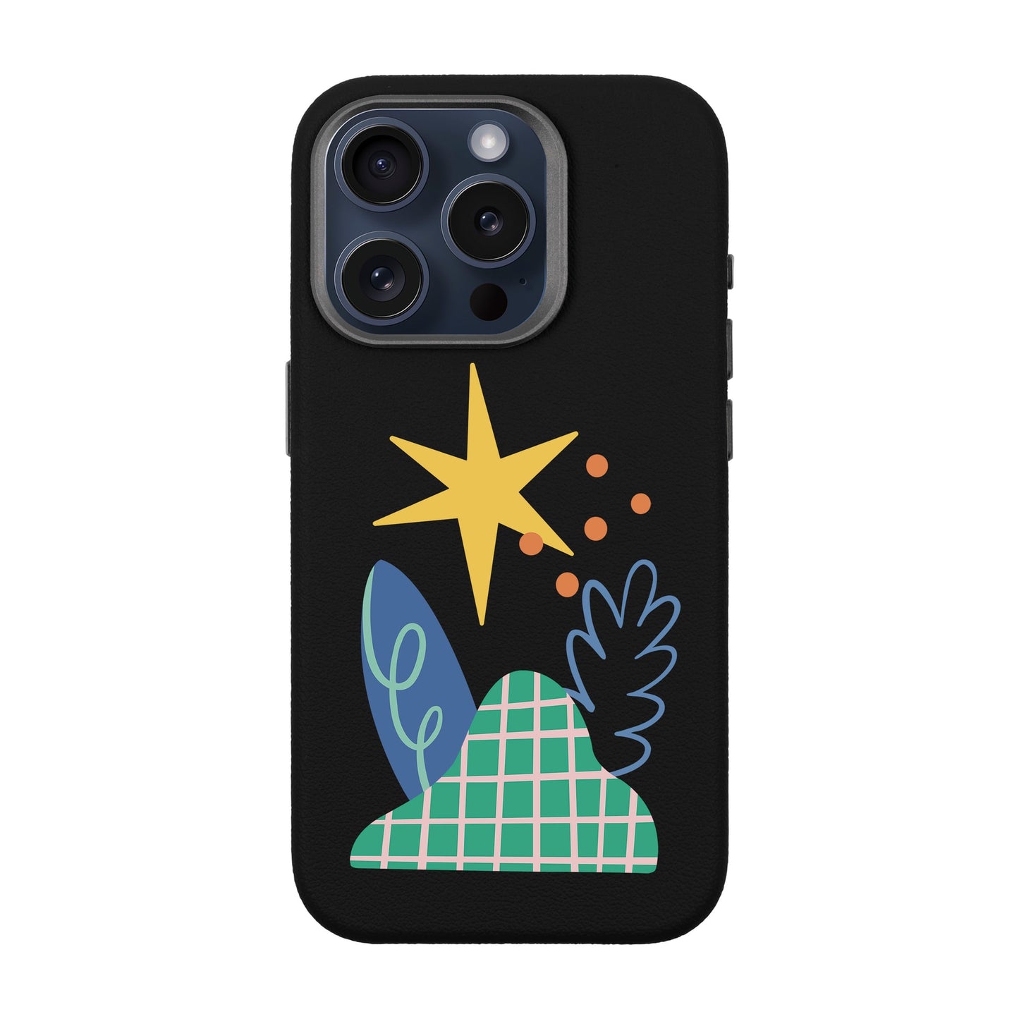 LITTLE NATURE-iPhone 15 Pro Leather Premium Kılıf MagSafe Özellikli