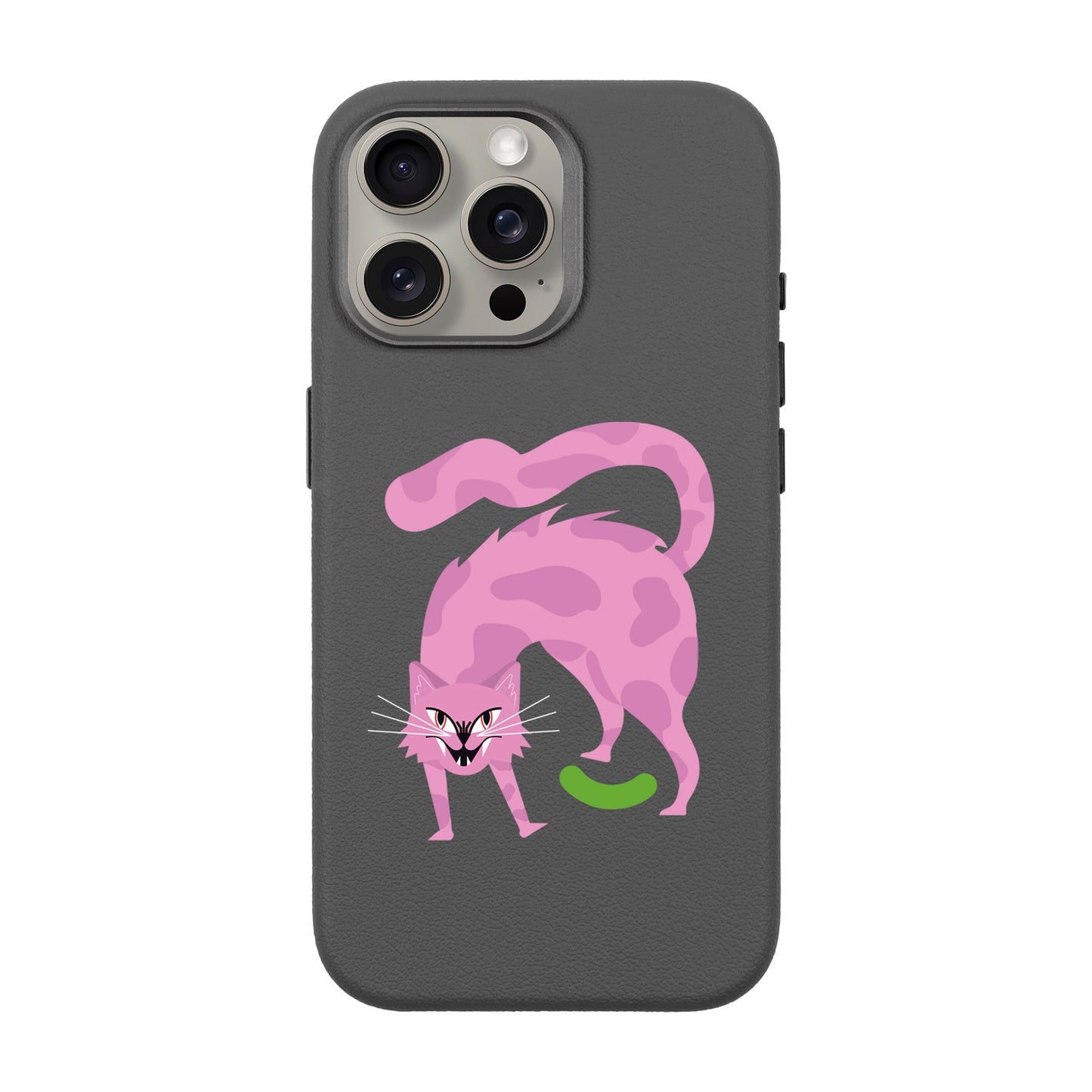 GRUMBLEPAWS-iPhone 15 Pro Max Leather Premium Kılıf MagSafe Özellikli