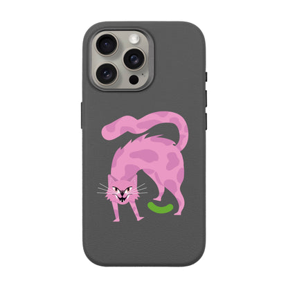 GRUMBLEPAWS-iPhone 15 Pro Max Leather Premium Kılıf MagSafe Özellikli