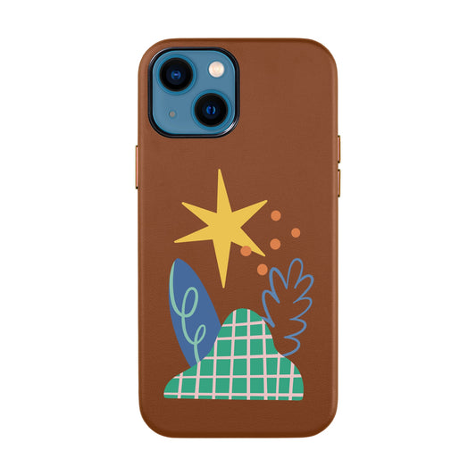 LITTLE NATURE-iPhone 14 Leather Kılıf