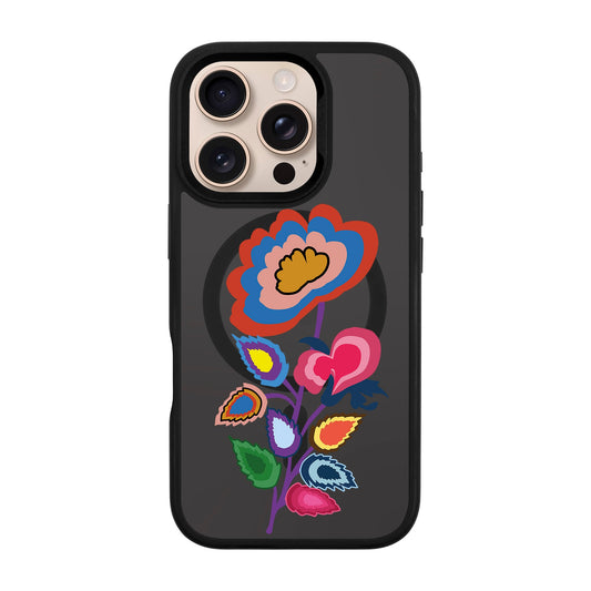 KNITTED FLOWER-iPhone 16 Pro Rise Kılıf MagSafe Özellikli