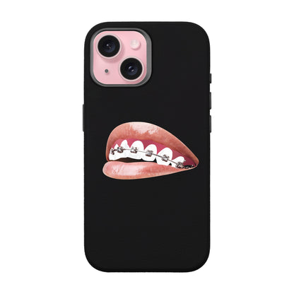 ORTHODONTIST-iPhone 15 Leather Premium Kılıf MagSafe Özellikli
