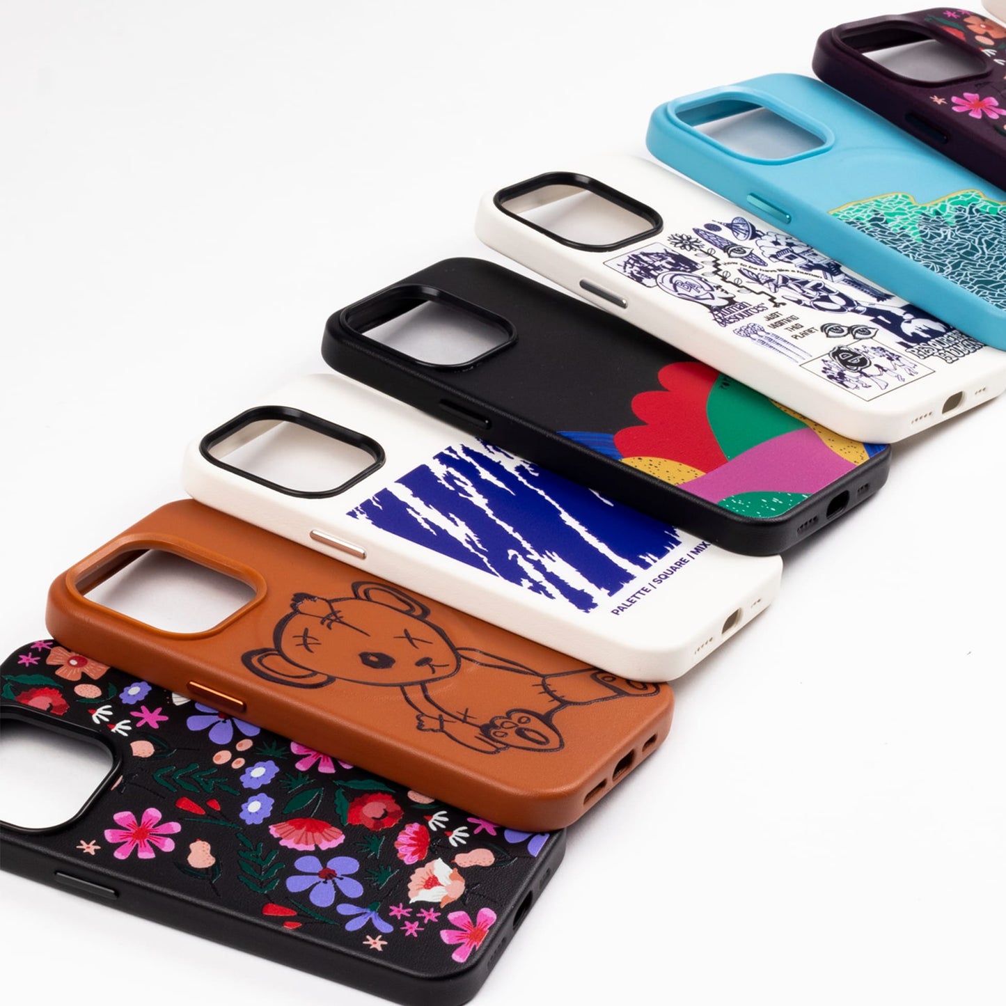 BABY BEAR-Leather Kılıf MagSafe Özellikli - iPhone 14 Pro