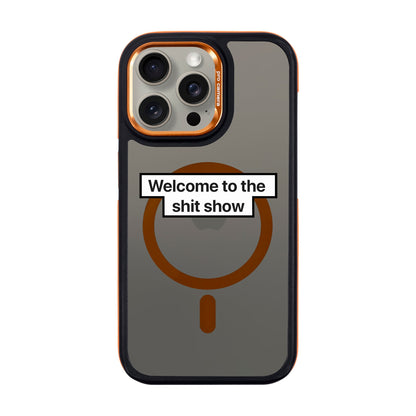 WELCOME-iPhone 15 Pro Max Dark Kılıf MagSafe Özellikli