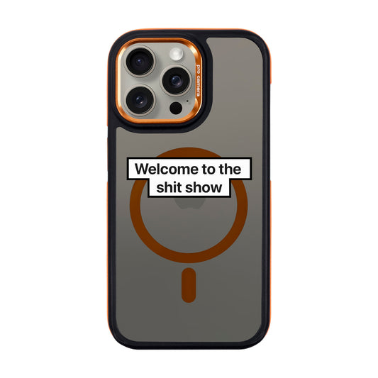 WELCOME-iPhone 15 Pro Max Dark Kılıf MagSafe Özellikli