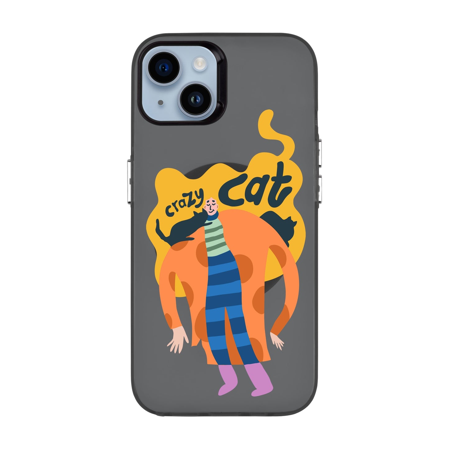 CRAZY CAT-iPhone 14 Plus Hold Kılıf MagSafe Özellikli