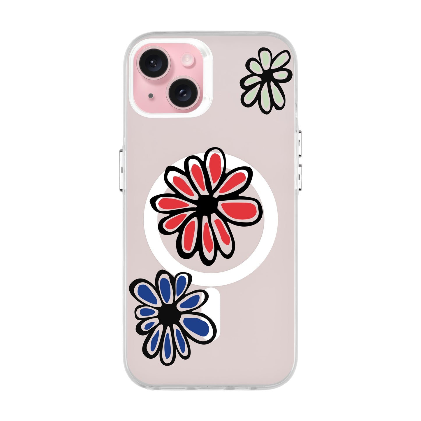 FLORIST-iPhone 15 Plus Hold Kılıf MagSafe Özellikli