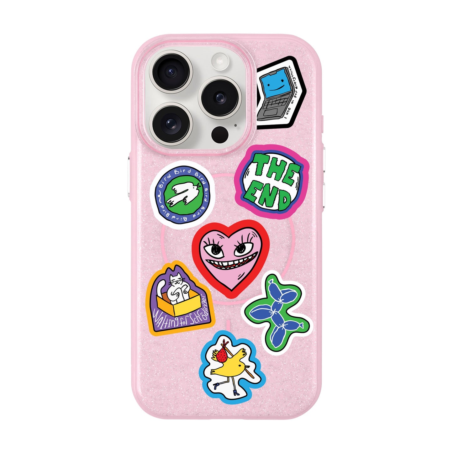 TŌTEN STICKERZ-Radiant Kılıf MagSafe Özellikli - iPhone 15 Pro
