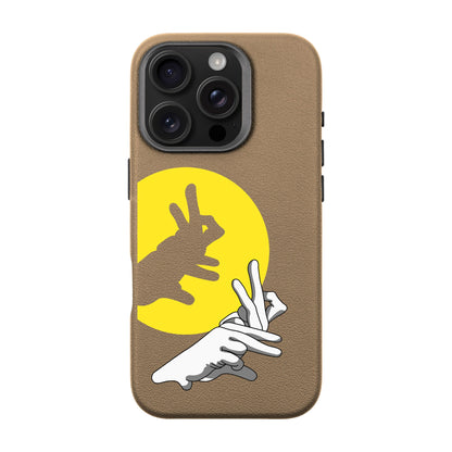 BUNNY-iPhone 16 Pro Leather Premium Kılıf MagSafe Özellikli