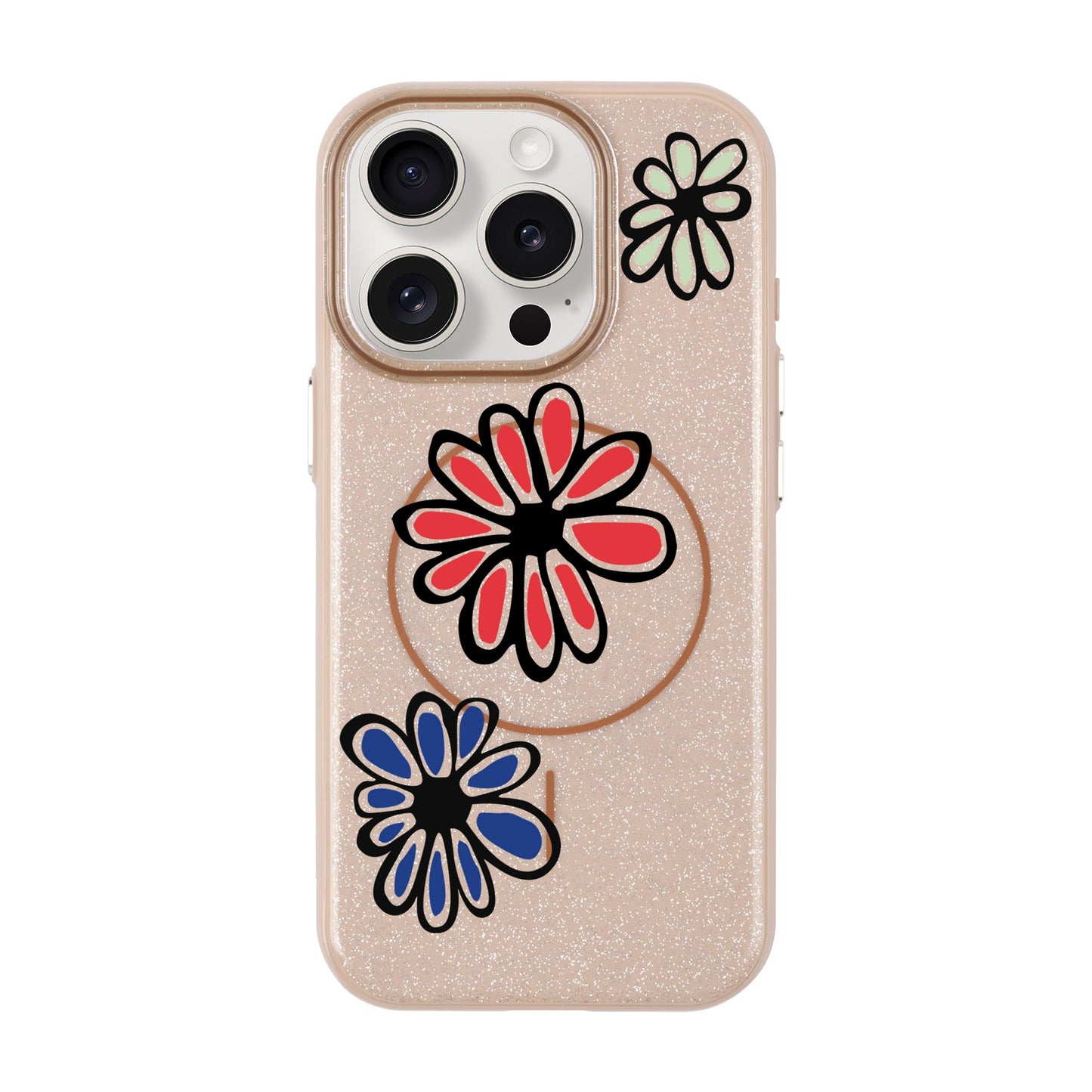 FLORIST-iPhone 15 Pro Radiant Kılıf MagSafe Özellikli