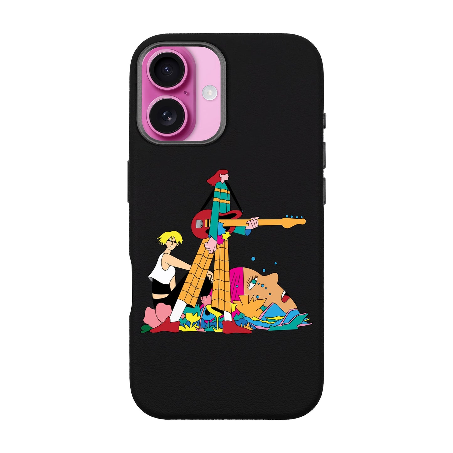 HER BAND-iPhone 16 Plus Leather Premium Kılıf MagSafe Özellikli