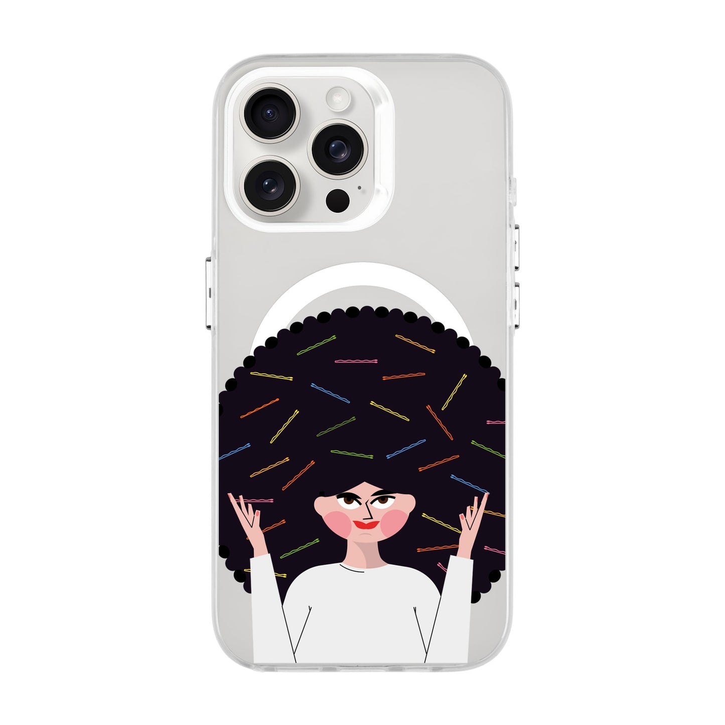 TANGLES OF HAPPINESS-Hold Kılıf MagSafe Özellikli - iPhone 15 Pro Max