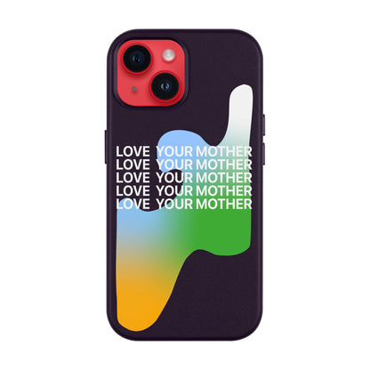 LOVE YOUR MOTHER-Leather Kılıf MagSafe Özellikli - iPhone 11