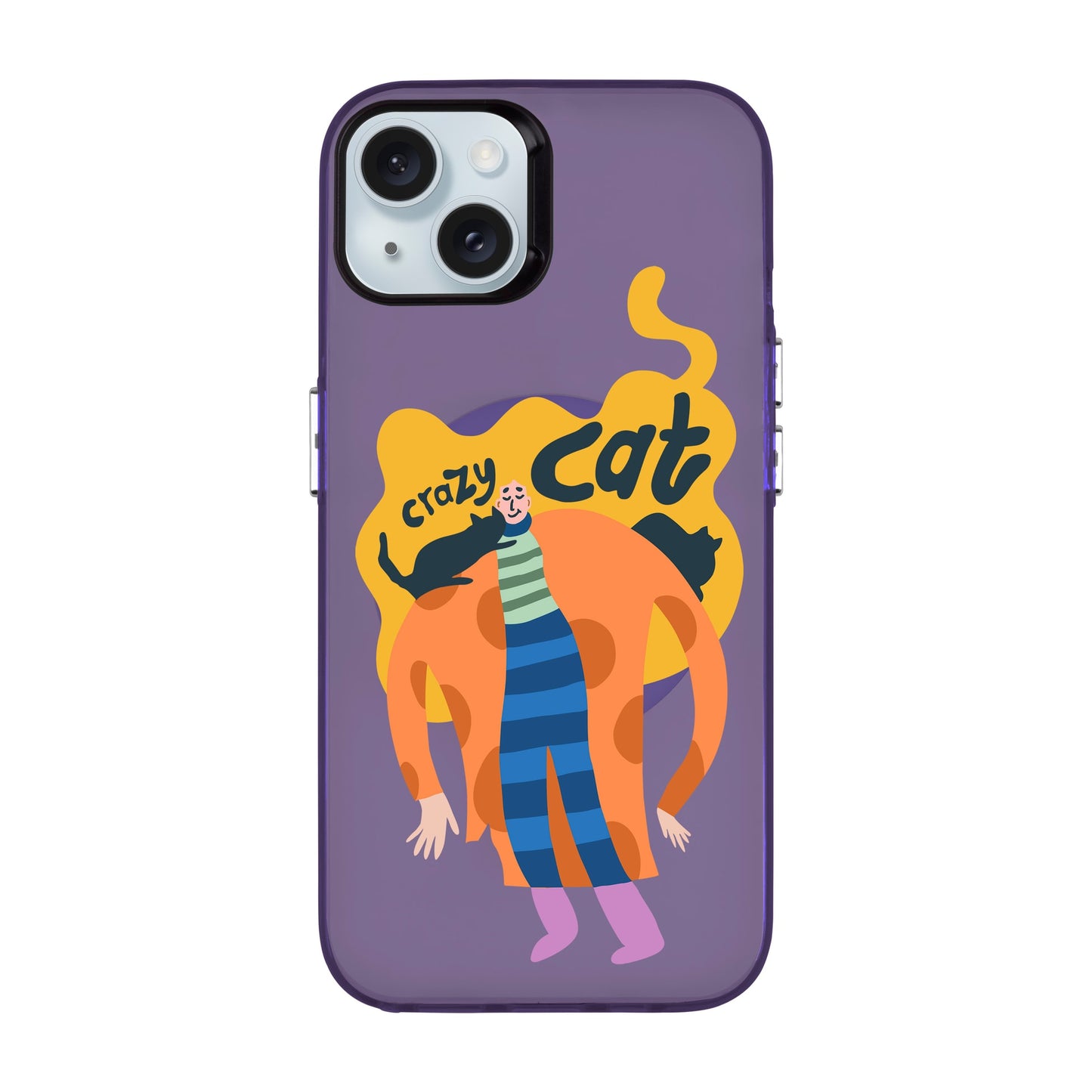 CRAZY CAT-iPhone 15 Plus Hold Kılıf MagSafe Özellikli