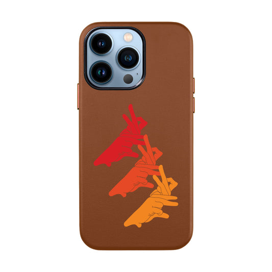 BUNNY MARCH-iPhone 14 Leather Kılıf