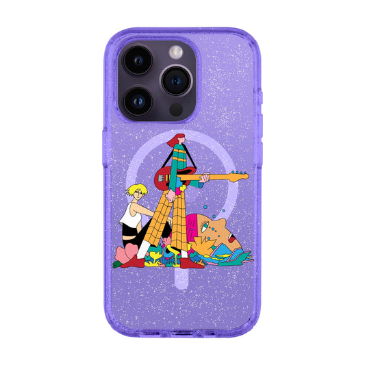 HER BAND-iPhone 14 Pro Shiny Kılıf MagSafe Özellikli