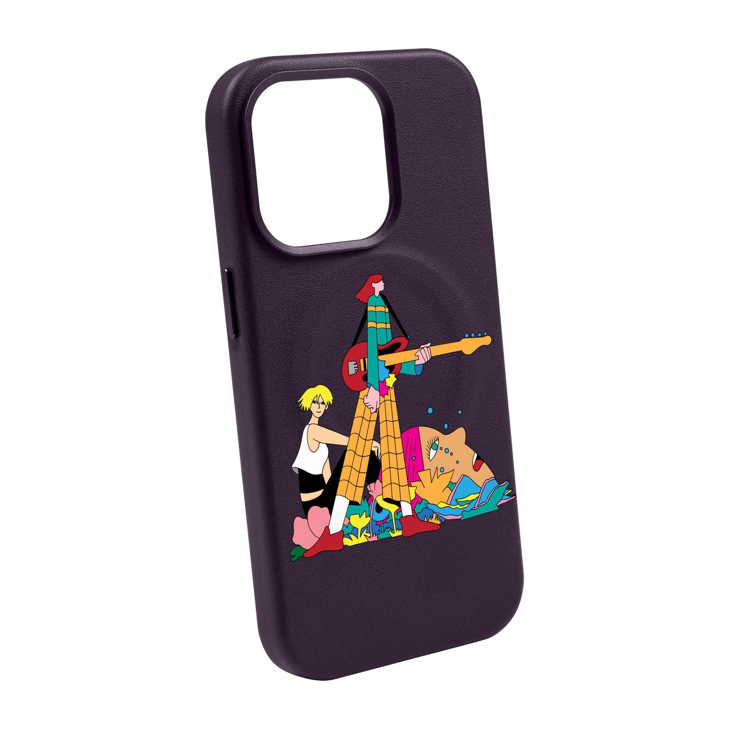 HER BAND-iPhone 14 Pro Max Leather Kılıf MagSafe Özellikli