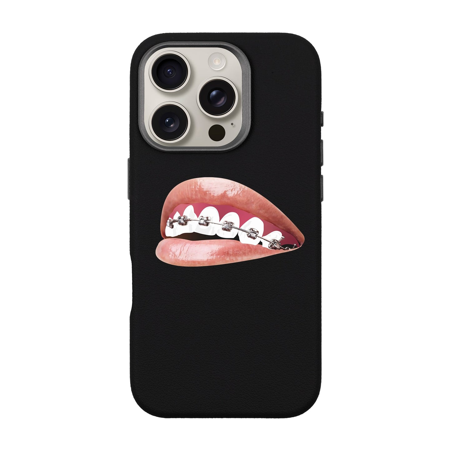 ORTHODONTIST-iPhone 16 Pro Leather Premium Kılıf MagSafe Özellikli