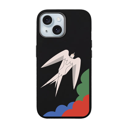 L’OISEAU LIBRE-iPhone 15 Leather Premium Kılıf MagSafe Özellikli